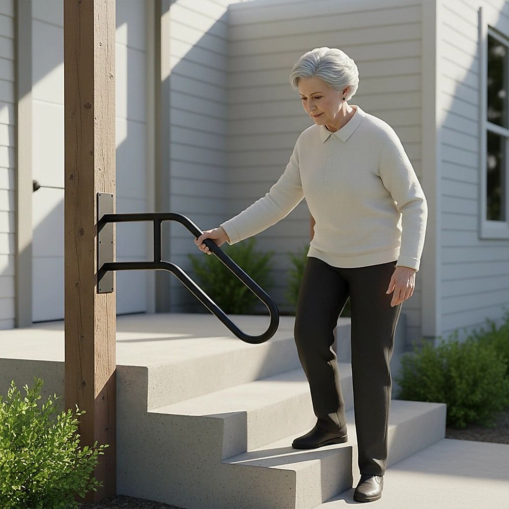 Metal Handrail For Outdoor Indoor Steps Stair Railing Safety Support Rail V63-920651