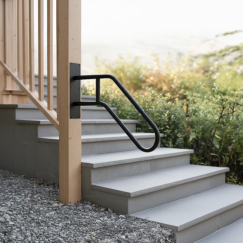 Metal Handrail For Outdoor Indoor Steps Stair Railing Safety Support Rail V63-920651