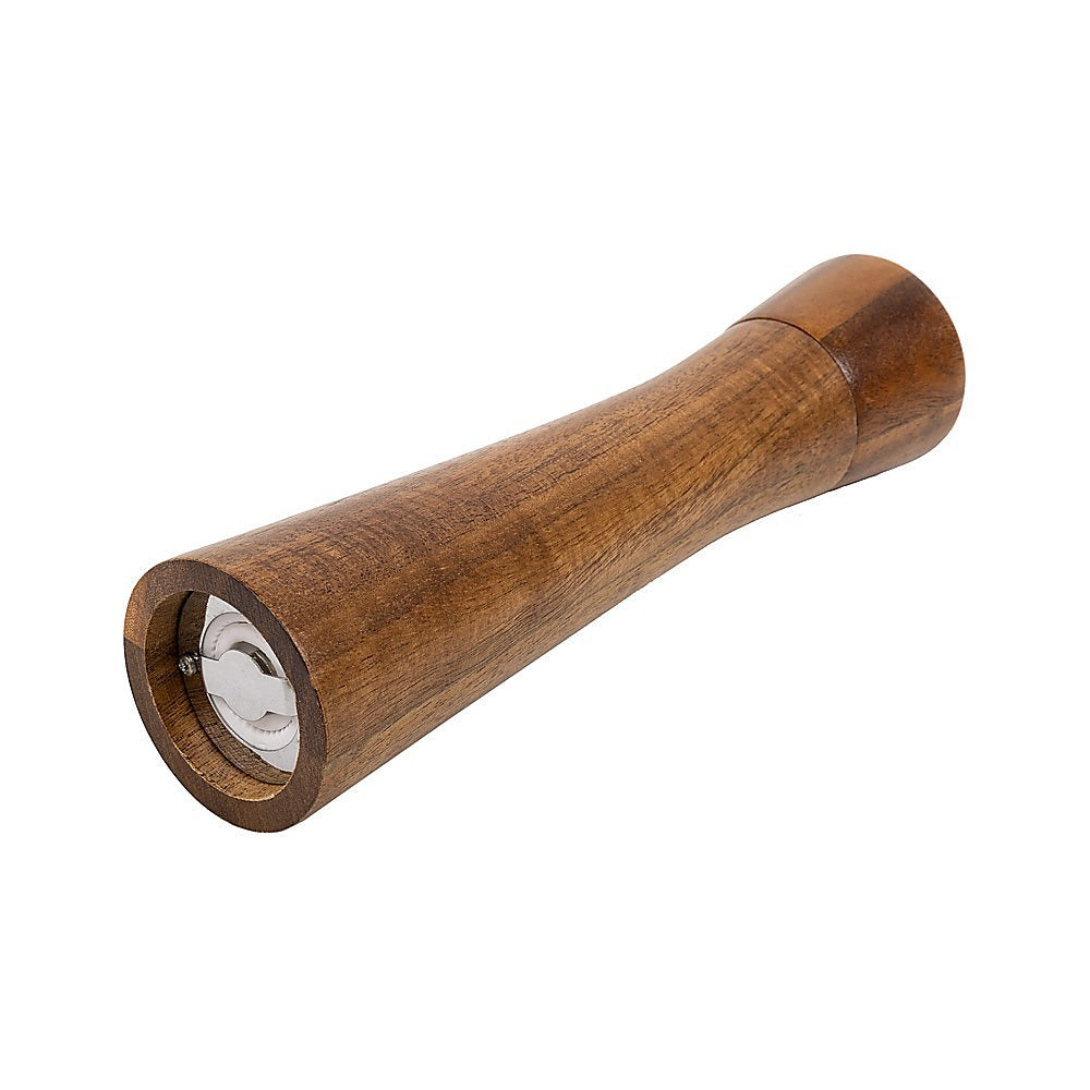 8" Wooden Salt and Pepper Grinder Adjustable Manual Wood Ceramic Core V63-920681