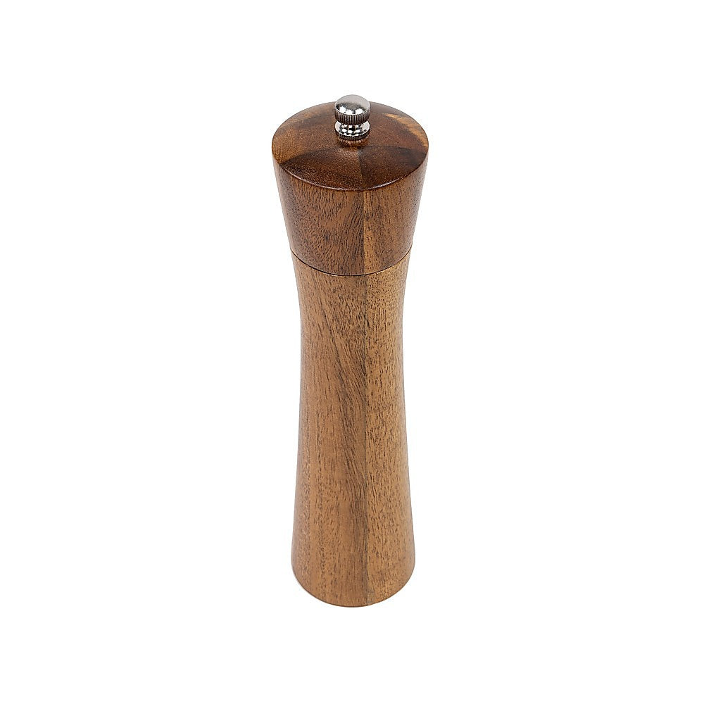8" Wooden Salt and Pepper Grinder Adjustable Manual Wood Ceramic Core V63-920681