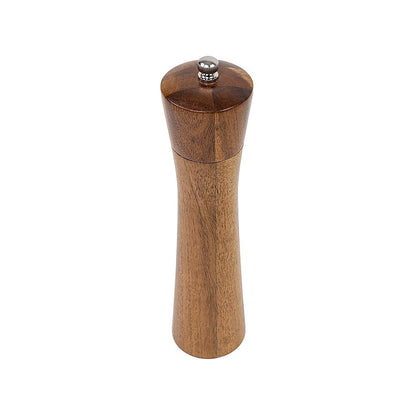 8" Wooden Salt and Pepper Grinder Adjustable Manual Wood Ceramic Core V63-920681
