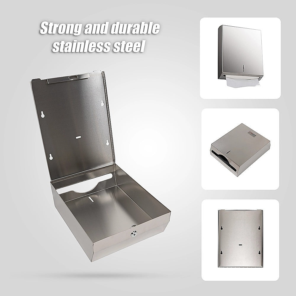 Paper Towel Dispenser Wall Mount Commercial Bathroom V63-920701