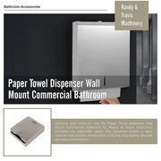 Paper Towel Dispenser Wall Mount Commercial Bathroom V63-920701