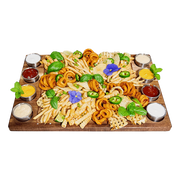Serving Tray Double Sided Charcuterie Board 8 Sauce Cups Gift V63-920711