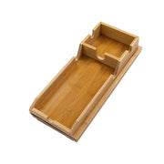 Bamboo Sofa Arm Tray Couch Phone Holder Anti-Slip for Snacks Drinks V63-920721