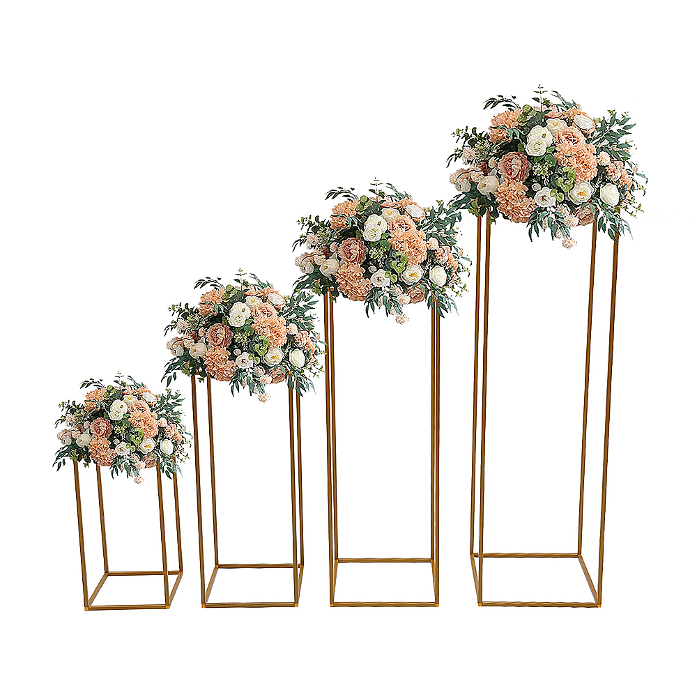 Gold Metal Flower Stand V63-920771