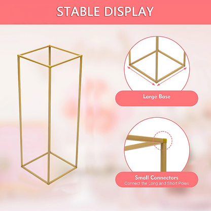 Gold Metal Flower Stand V63-920771