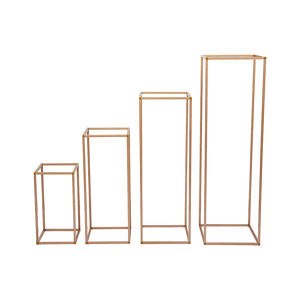 Rose Gold Metal Flower Stand V63-920781
