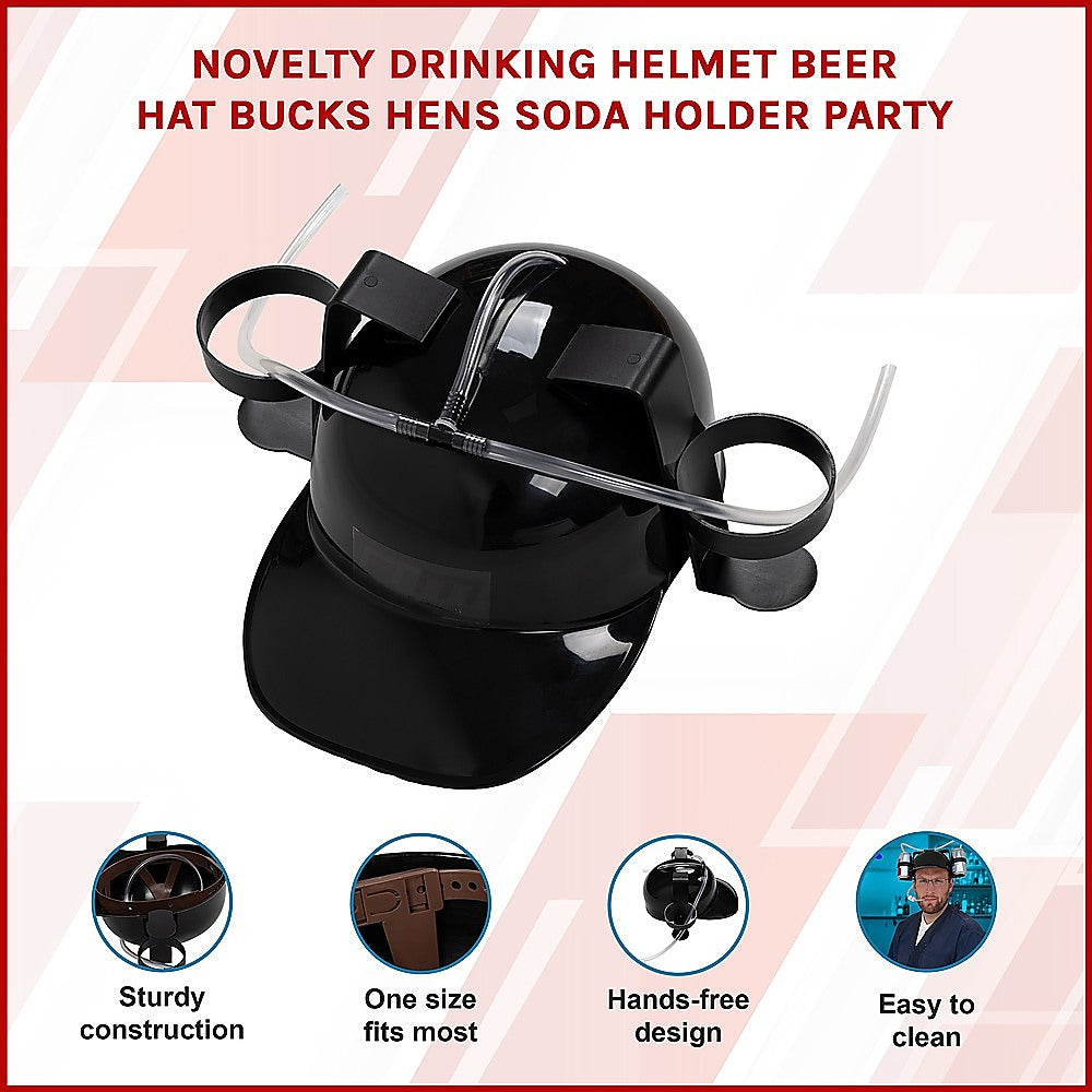 Novelty Drinking Helmet Beer Hat Bucks Hens Soda Holder Party V63-920831
