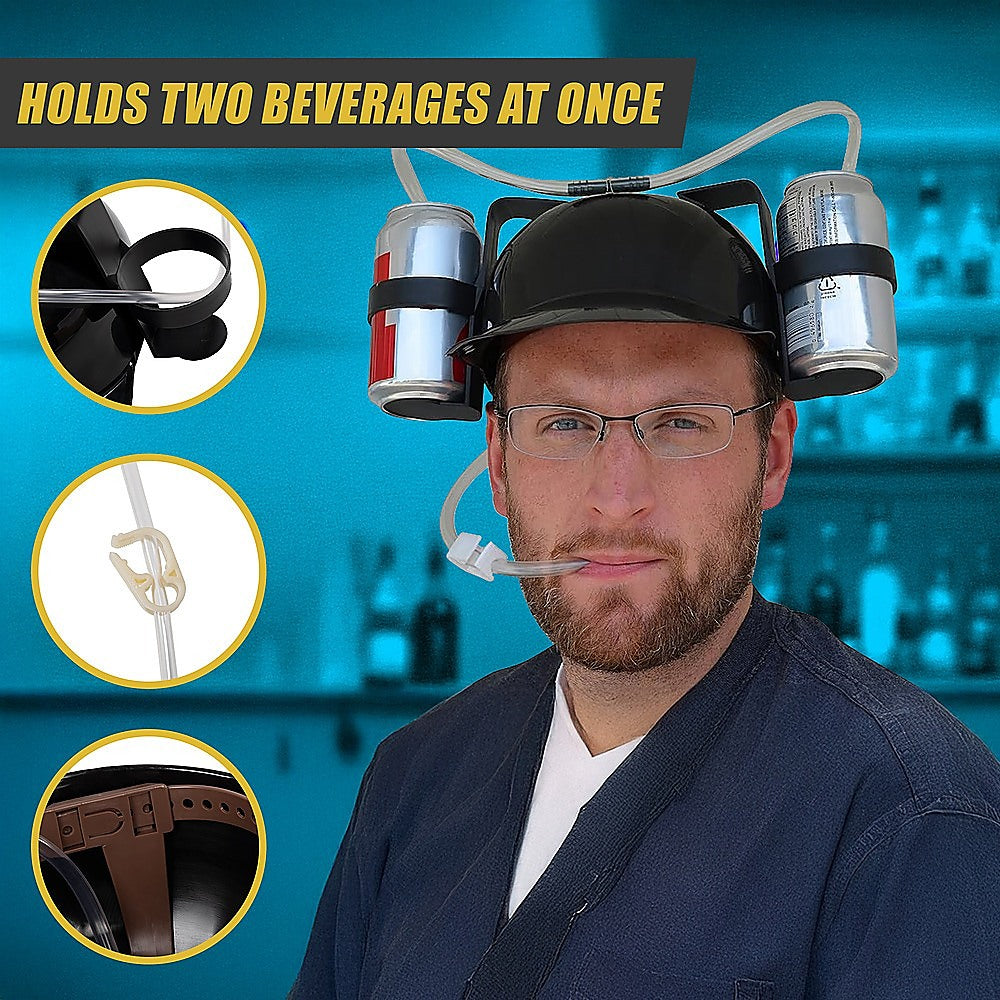 Novelty Drinking Helmet Beer Hat Bucks Hens Soda Holder Party V63-920831