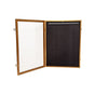 Wall Display/Case Lockable Rack 80cm Football Basketball Jersey Storage Box in Gold V63-920851