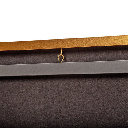 Wall Display/Case Lockable Rack 80cm Football Basketball Jersey Storage Box in Gold V63-920851