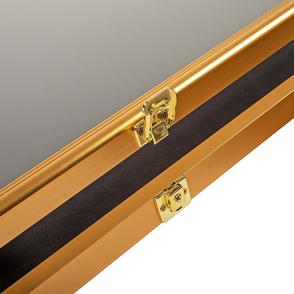 Wall Display/Case Lockable Rack 80cm Football Basketball Jersey Storage Box in Gold V63-920851
