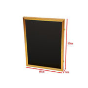 Wall Display/Case Lockable Rack 80cm Football Basketball Jersey Storage Box in Gold V63-920851