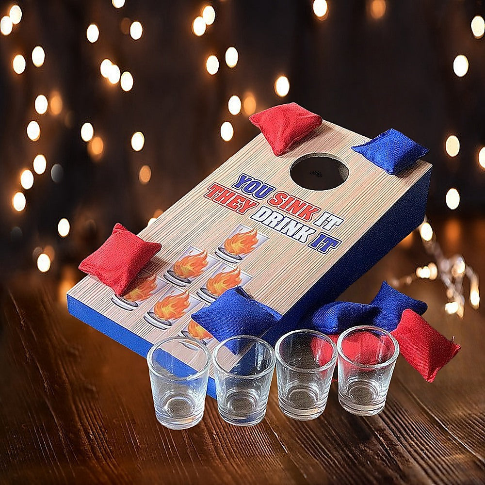 Cornhole Toss Portable Entertainment for Buck Hens Parties V63-920861
