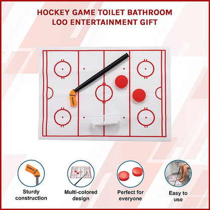 Hockey Game Toilet Bathroom Loo Entertainment Gift V63-920891