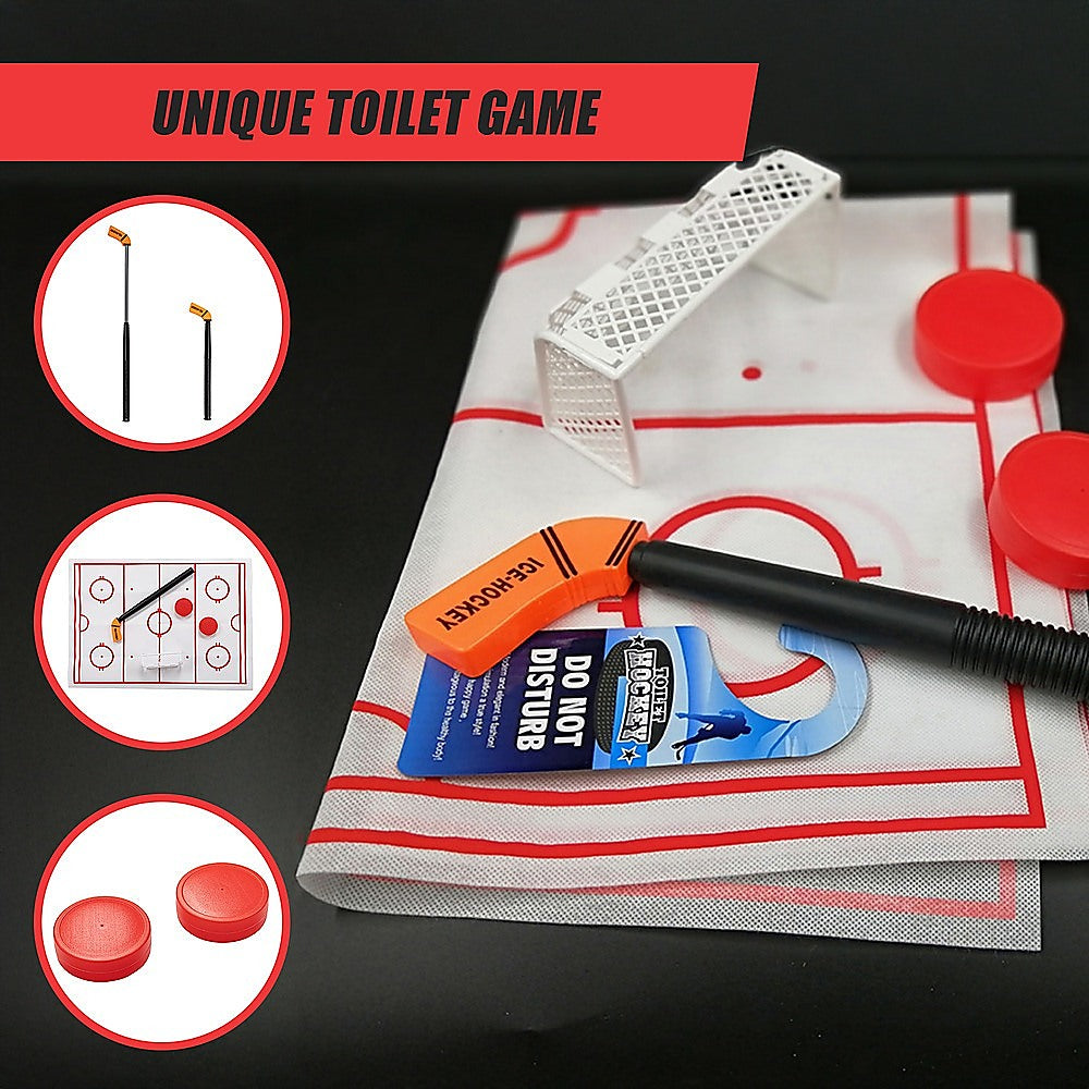 Hockey Game Toilet Bathroom Loo Entertainment Gift V63-920891