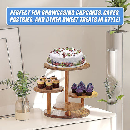 4 Tier Round Dessert Stand Tower Cake Cupcake Display V63-920921