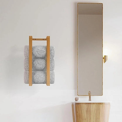 Wall Towel Rack for Rolled Towels Bathroom Storage V63-920931