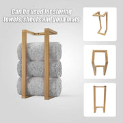 Wall Towel Rack for Rolled Towels Bathroom Storage V63-920931