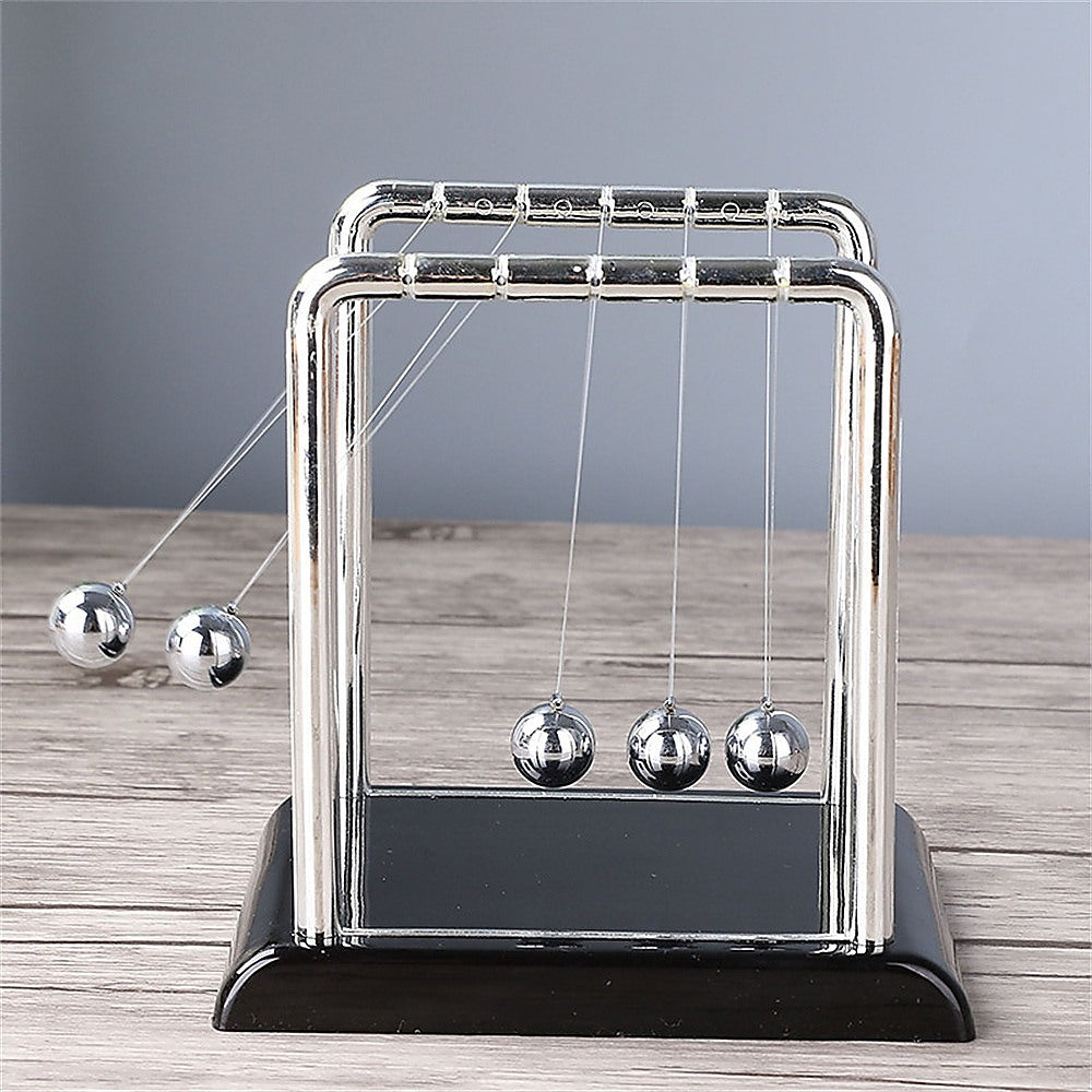 Newton's Cradle Steel Balance Small Pendulum Physics Science V63-920971