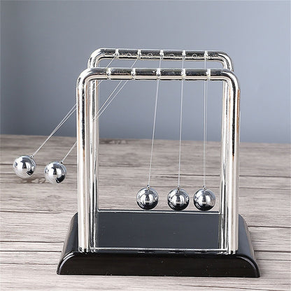 Newton's Cradle Steel Balance Small Pendulum Physics Science V63-920971