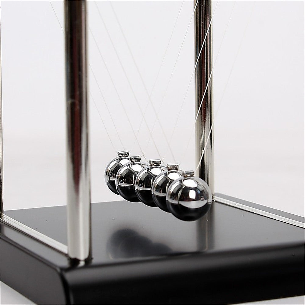 Newton's Cradle Steel Balance Small Pendulum Physics Science V63-920971
