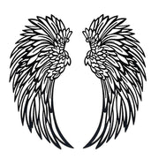 LED Angel Wing Metal Wall Art Wrought Iron Wings Sculpture Fairy Lights V63-921021