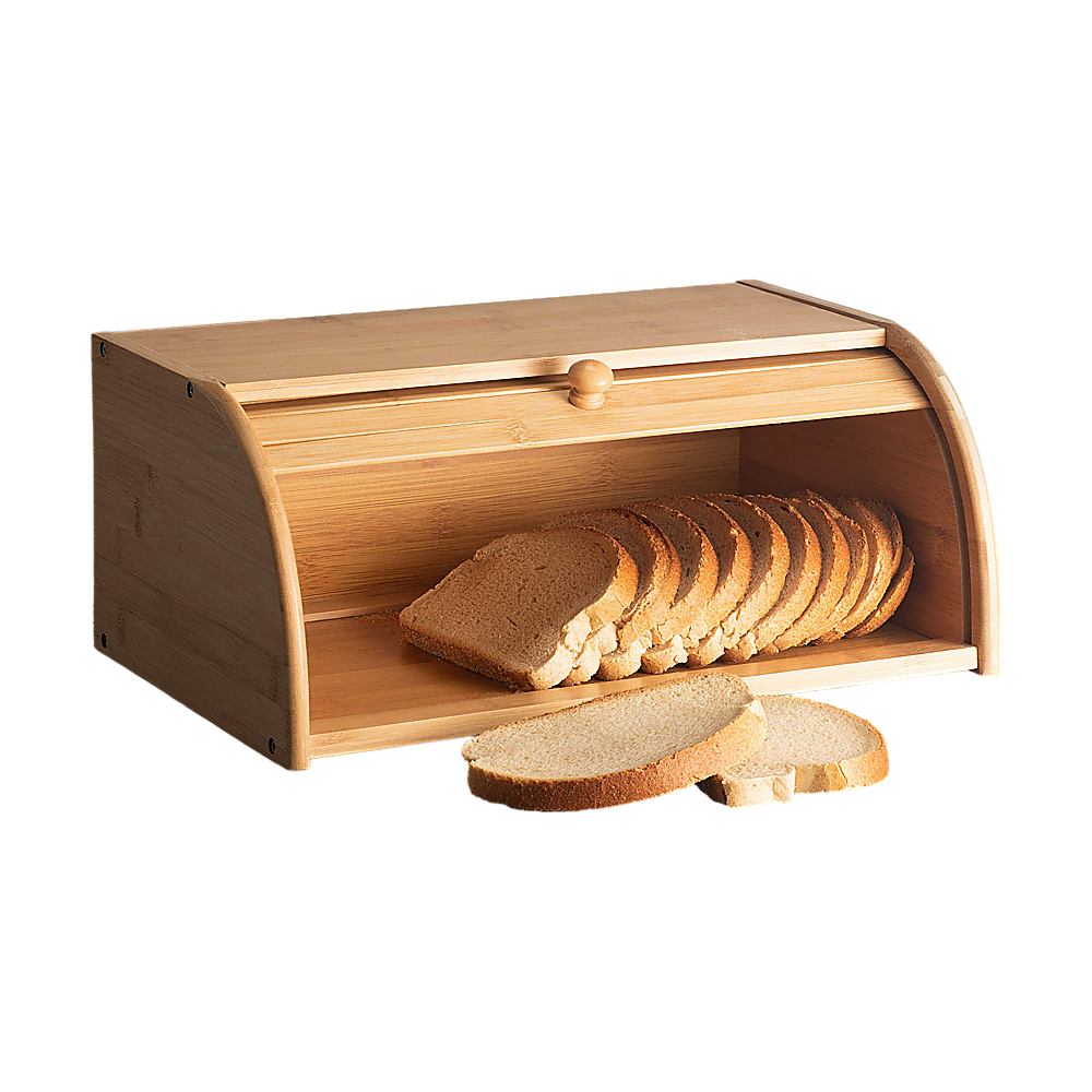 Bamboo Bread Box Kitchen Storage V63-921031