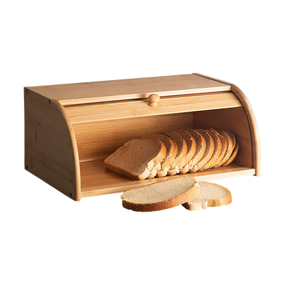 Bamboo Bread Box Kitchen Storage V63-921031