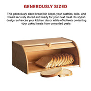 Bamboo Bread Box Kitchen Storage V63-921031