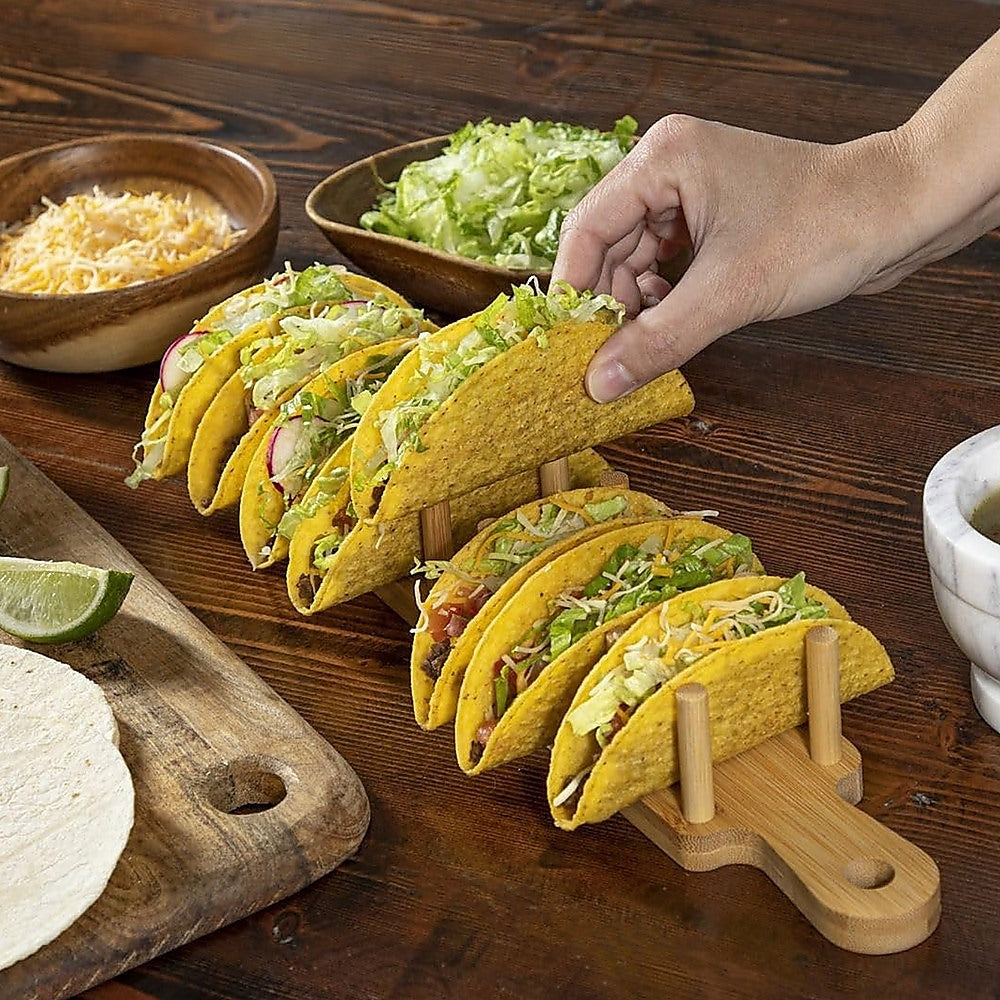 Taco Tray Holder Food Charcuterie Kitchen Gift V63-921041