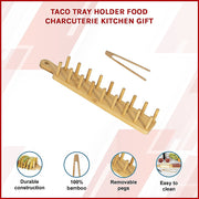 Taco Tray Holder Food Charcuterie Kitchen Gift V63-921041