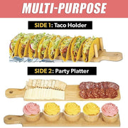 Taco Tray Holder Food Charcuterie Kitchen Gift V63-921041