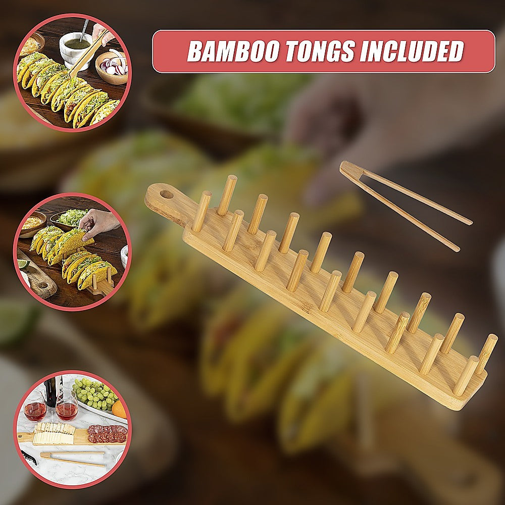Taco Tray Holder Food Charcuterie Kitchen Gift V63-921041