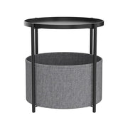 Round Side Table Bedside Storage Basket V63-921051