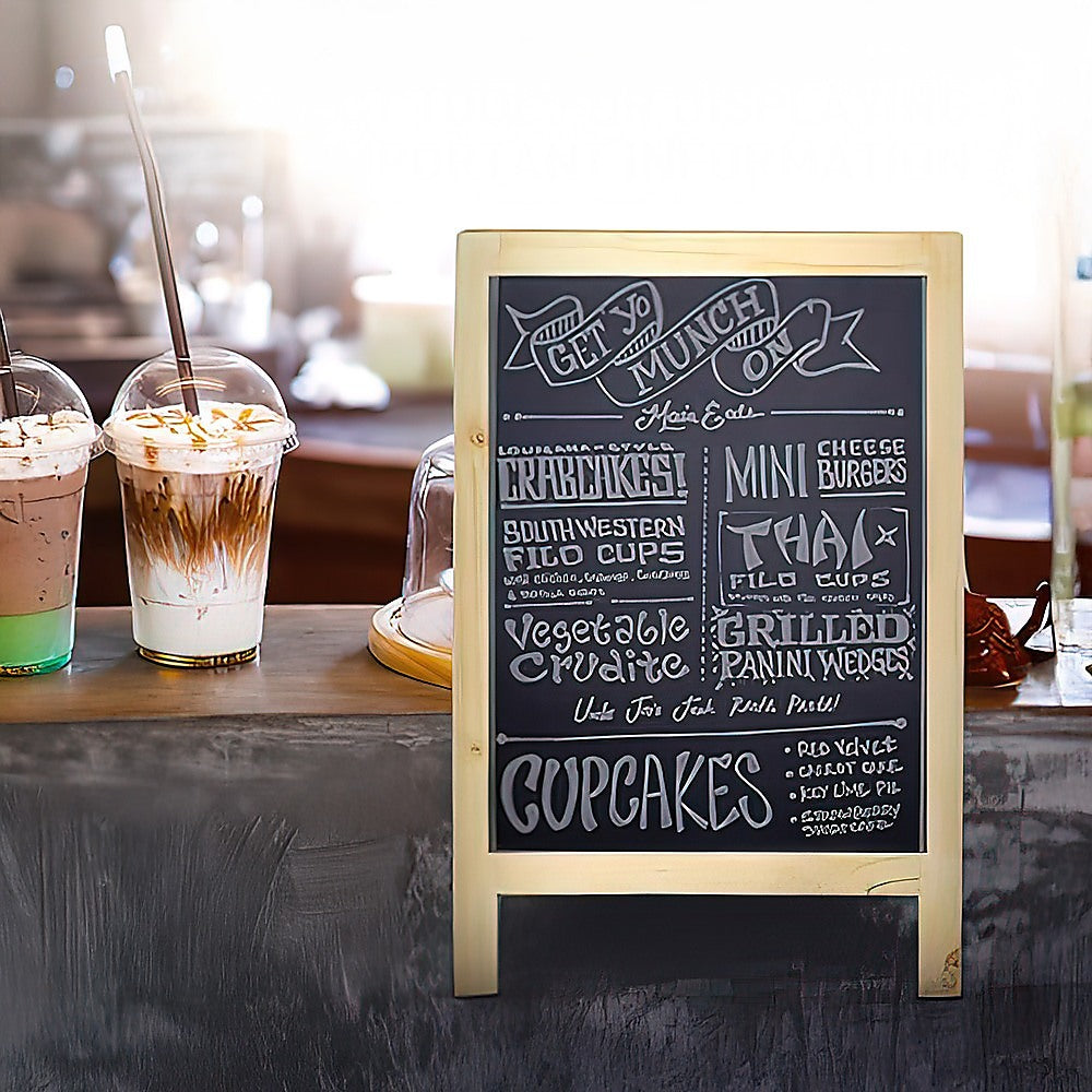 Sidewalk Board Sign Frame Chalkboard Drawing V63-921101
