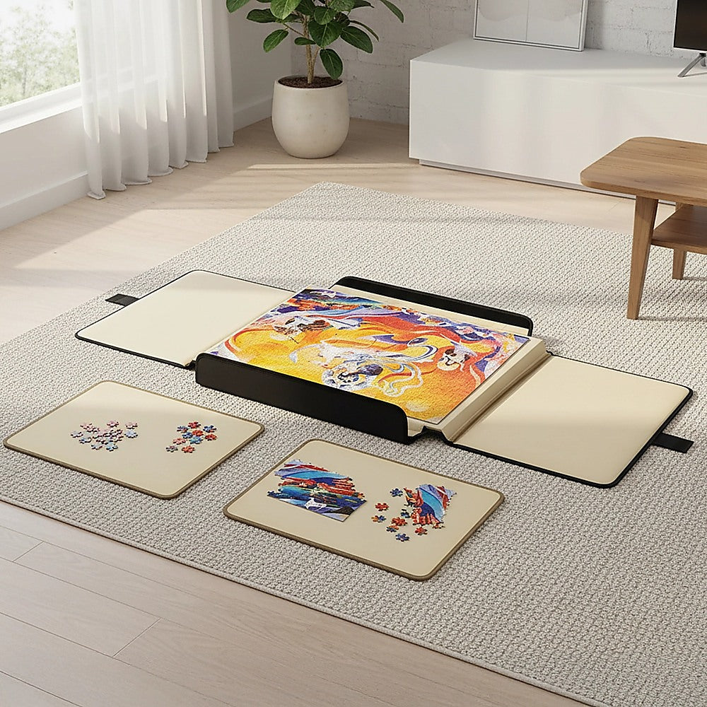 Portable Jigsaw 1000 Pieces Board Puzzle Storage Carry Safe Case Carrier V63-921111