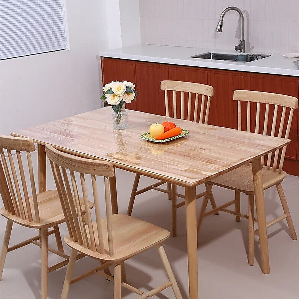PVC Tablecloth Clear Plastic Cover Protector Mat V63-921131