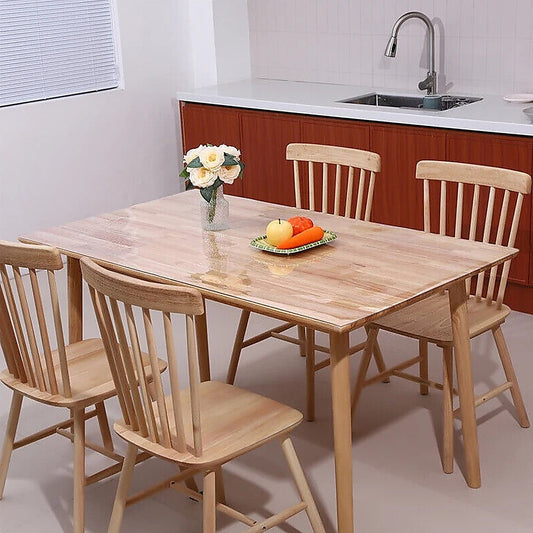 PVC Tablecloth Clear Plastic Cover Protector Mat V63-921131