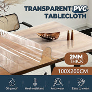 PVC Tablecloth Clear Plastic Cover Protector Mat V63-921131