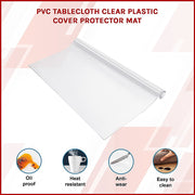 PVC Tablecloth Clear Plastic Cover Protector Mat V63-921131