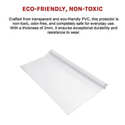 PVC Tablecloth Clear Plastic Cover Protector Mat V63-921131
