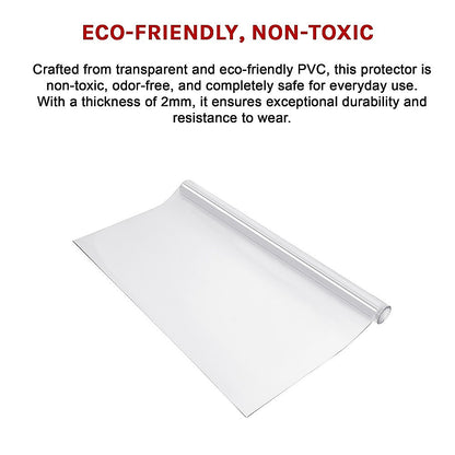 PVC Tablecloth Clear Plastic Cover Protector Mat V63-921131