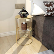 Round Side Table Bedside Bedroom Lounge Furniture V63-921141
