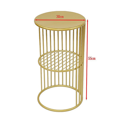 Round Side Table Bedside Bedroom Lounge Furniture V63-921141