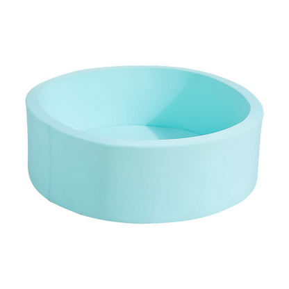 Round Ball Pit Playpen Enclosure - Safe Blue Play Area for Babies and Toddlers, Indoor or Outdoor V63-921181
