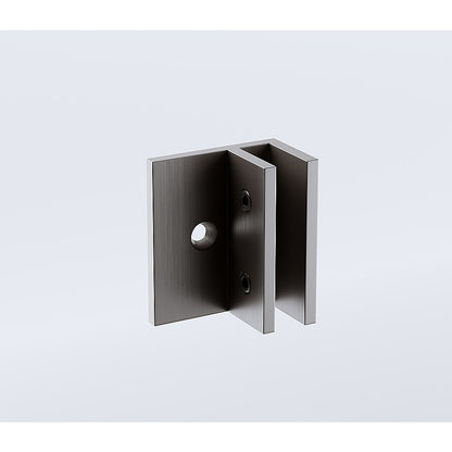 70x210cm Glass Shower Screen with Gunmetal F-Brackets V63-922151