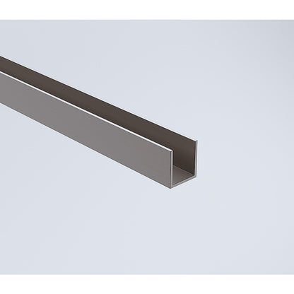 90x200cm Glass Shower Screen with Gunmetal Wall Channel and Round Pole - Sleek, Durable Bathroom Upgrade V63-928191