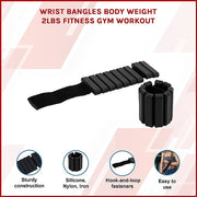 Wrist Bangles Body Weight 2lbs Fitness Gym Workout V63-929881